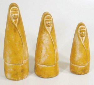 ARL-015 Set of 3 Nuns – big 9 3-4, med. 8 1-3, sm. 6 7-8